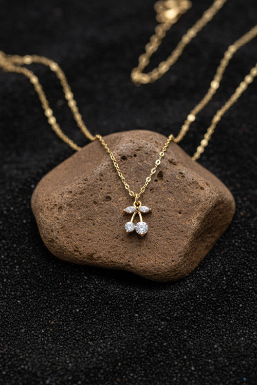 Cherry dollar Necklace