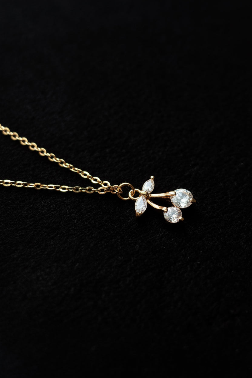 Cherry dollar Necklace